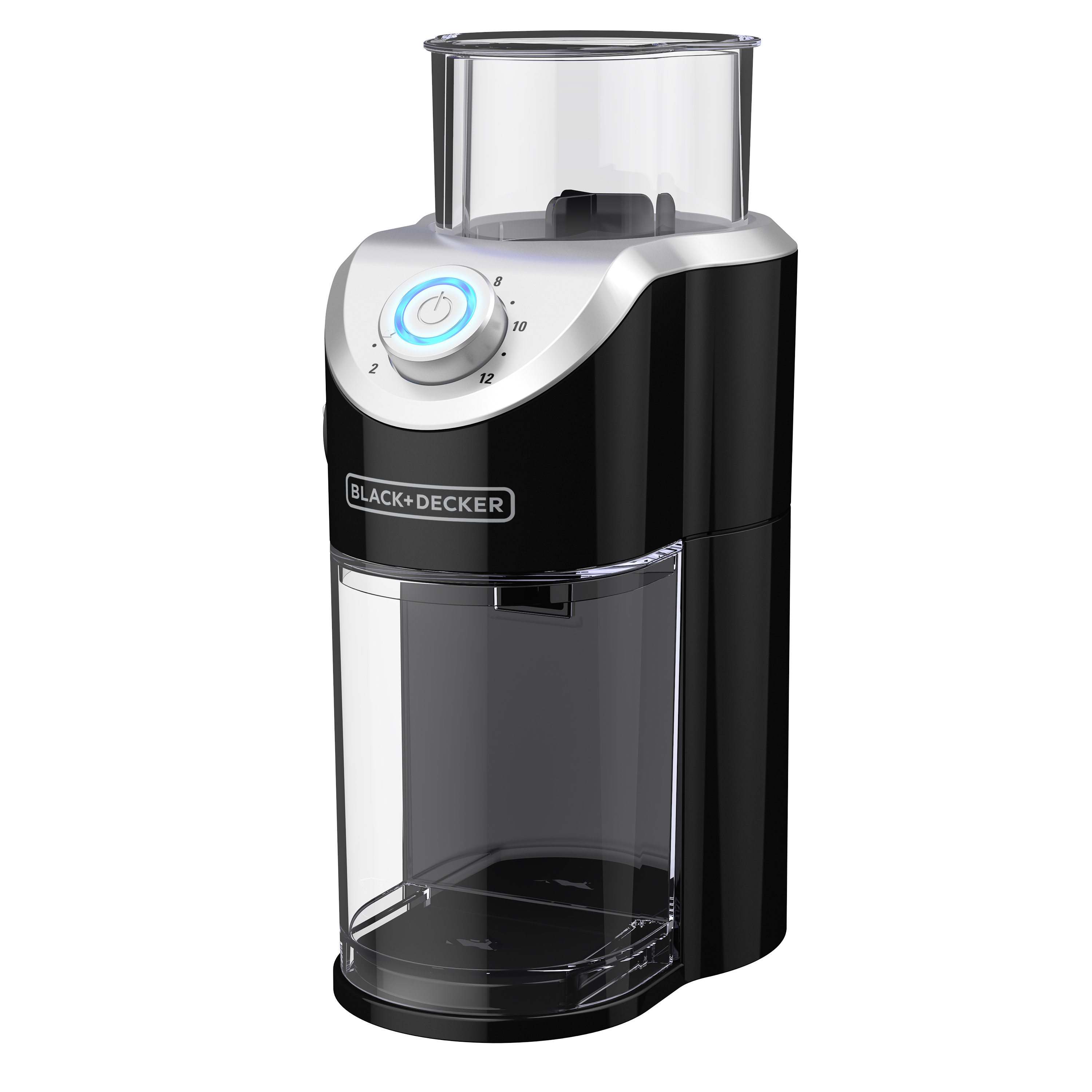 BLACK+DECKER Coffee Grinder, One Touch Push-Button Control, Stainless Steel  CBG110S
