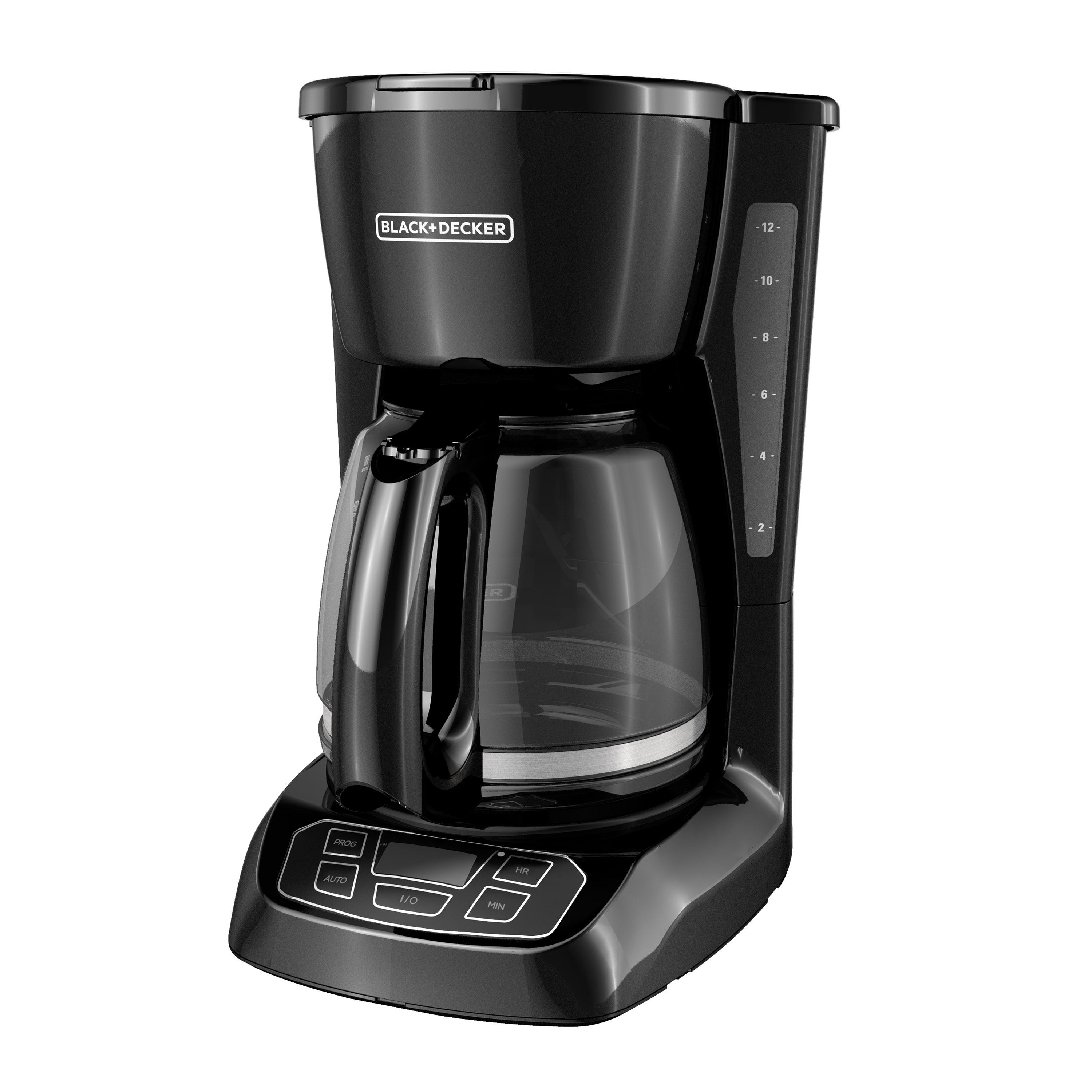 Black+Decker Black And Decker 12 Cup Programmable Coffeemaker In Black And  Silver