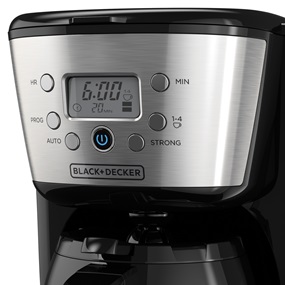 Black Decker 12-cup* Thermal Programmable Coffeemaker Stainless Steel  CM2036S for sale online