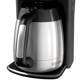  Black+Decker Thermal Coffee Maker, 12 Cup, Programmable,  Digital Controls, Black And Silver, CM2036SC: Home & Kitchen