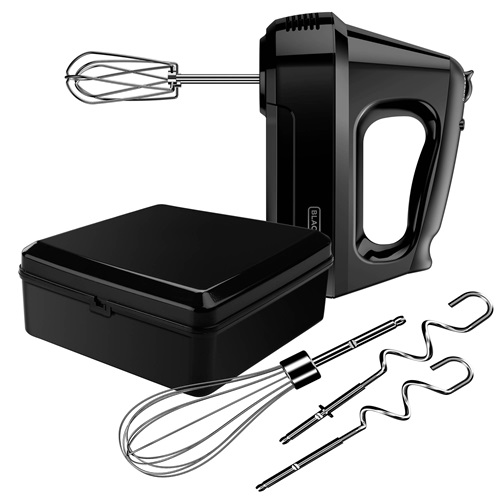 BLACK+DECKER 6-Speed Hand Mixer with 5 Attachments & Storage Case, MX3200B:  Hand Mixer With Storage Case: Home & Kitchen 