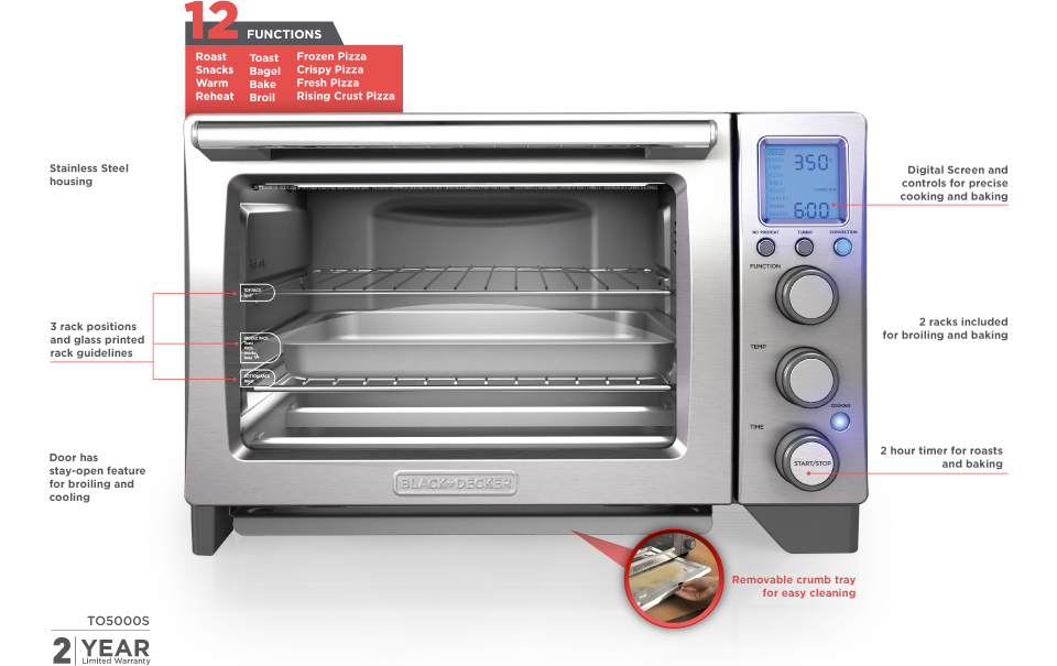 How To Preheat Black And Decker Toaster Oven