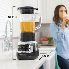 Quiet Blender with Cyclone® Glass Jar