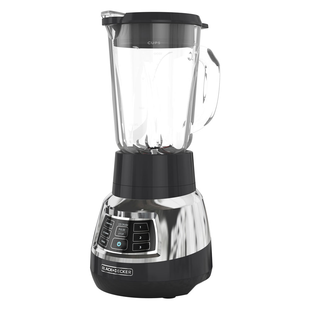 Countertop Blender with 6-Cup Glass Jar, 10-Speed Settings