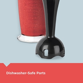 Easy cleanup with dishwasher-safe parts.