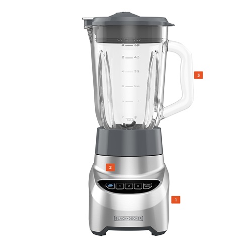 Black+Decker Quiet with Cyclone Glass Jar, BL1400DG-P Blender Review -  Consumer Reports
