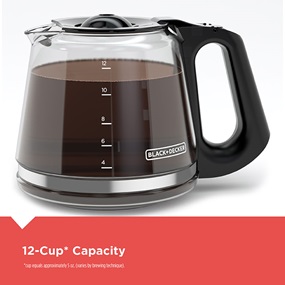 Coffeemaker has a 12-cup capacity - CM1110B