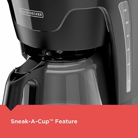 Coffeemaker includes Sneak-a-Cup feature - CM1110B