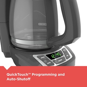 QuickTouch™ Programming and Auto-Shutoff