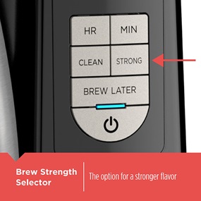 12-Cup Thermal Programmable Coffeemaker features a brew-strength selector - CM2045B.