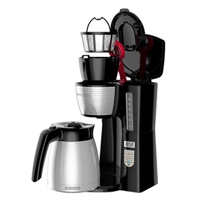 12-Cup Thermal Programmable Coffeemaker, expanded to show all parts - CM2045B.