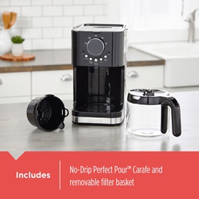 Select-A-Size Easy Dial Programmable Black Coffeemaker