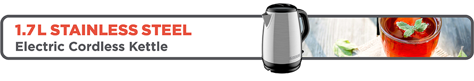 Black & Decker KE1020S Smartboil Plus 1.7 Liter Cordless Programmable Kettle