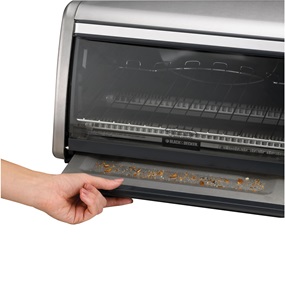Toshiba TLAC25CZST Digital Convection Toaster Oven, Black Stainless