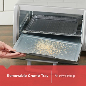 removable crumb tray to1700sg