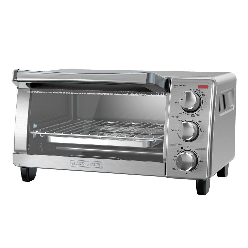Black & Decker 4 Slice Toaster Oven TO1705SB