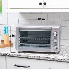 Best Buy: Black+Decker Crisp 'N Bake 8-Slice Air Fry Countertop Oven  Sainless Steel TOD5035SS