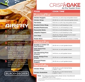 AirFry_Toaster_Oven_Cooking_Chart