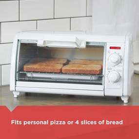 Fits personal pizza or 4 slices of bread | TRO420