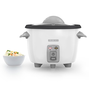 BLACK+DECKER 28-Cup Cooked/14-Cup Uncooked Rice Cooker and Food
