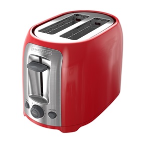 2-Slice Toaster, Red