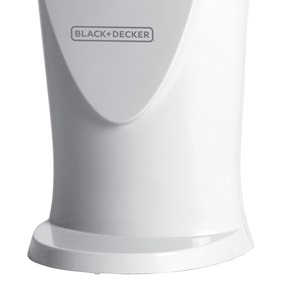 Black+Decker™ 2 in 1 white electric can opener co450w
