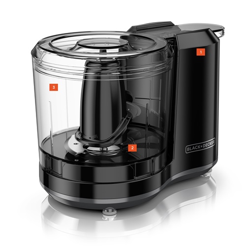  Black+Decker HC150B 1.5-Cup One-Touch Electric Food