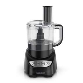 FP4100B Easy Assembly 8-Cup Food Processor, Black