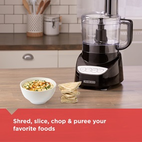 Shred, slice, chop and puree your favorite foods
