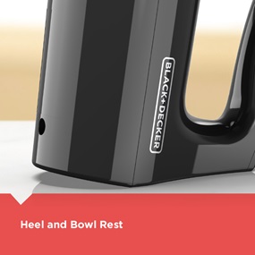 Heel and bowl rest.