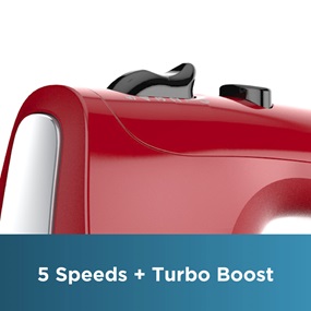Five speeds plus Turbo Boost.