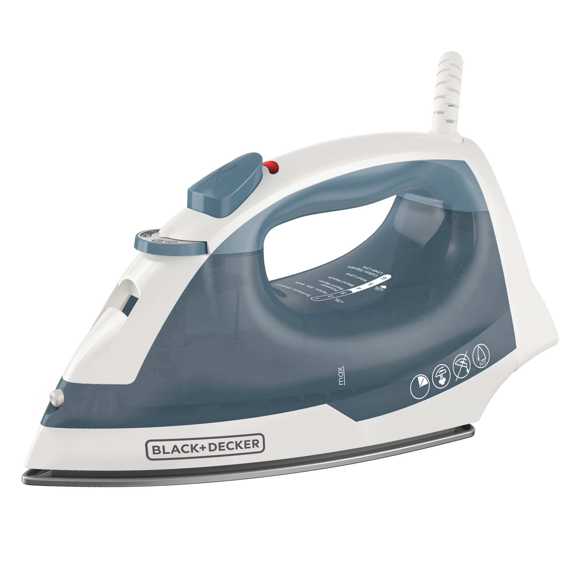  BLACK+DECKER IR16X One-Step Garment Steam Iron with Stainless  Nonstick Soleplate, One Size, Turquoise : Home & Kitchen
