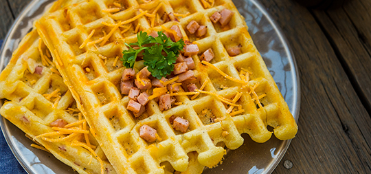 black and decker ham and cheese waffles recipe