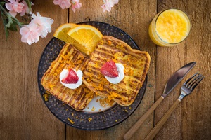 George Foreman® strawberry orange french toast recipe
