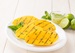 Grilled Mango with Lime-Mint Sauce