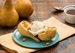 Grilled Pears with Gingerbread Crumble