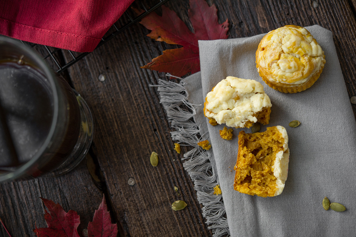 George Foreman® pumpkin cheesecake muffin recipe