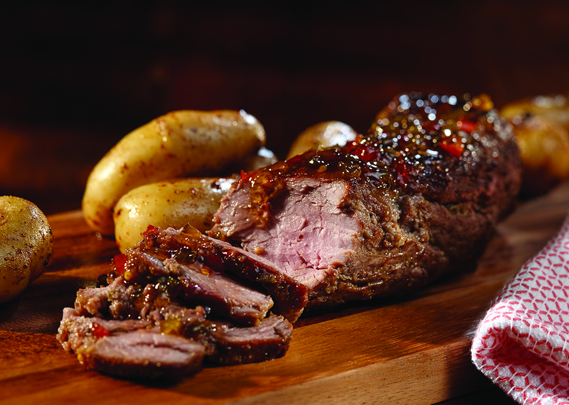 Pork Tenderloin with Fingerling Potatoes