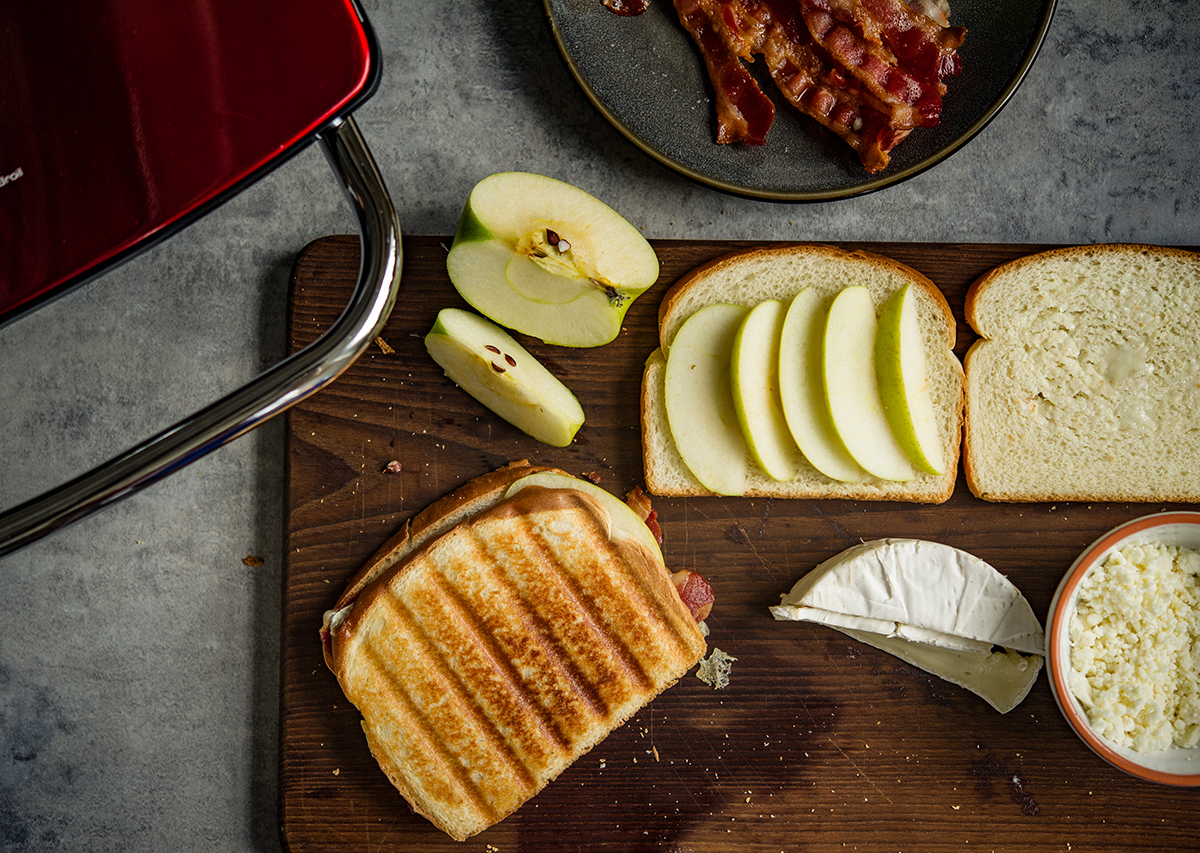 Apple, Bacon and Brie Panini