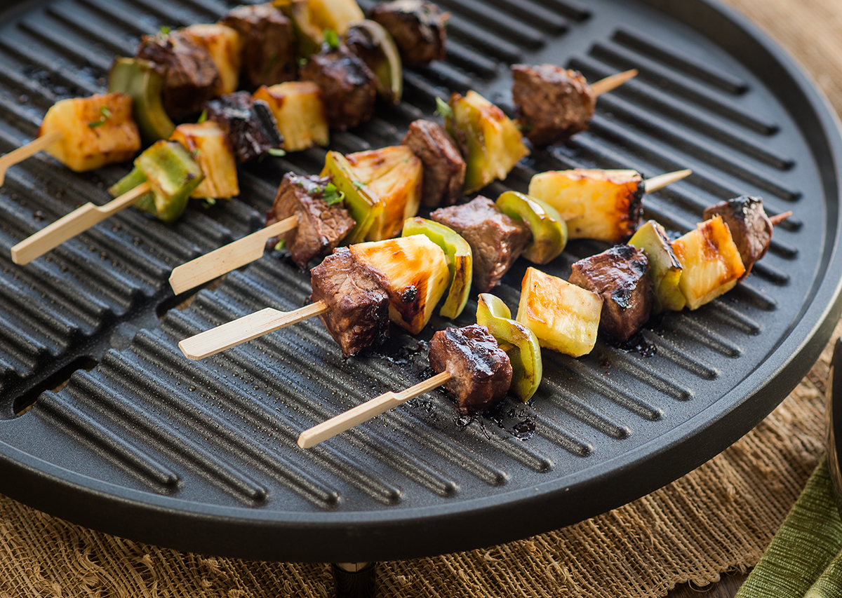 Asian Barbeque Beef Kabobs
