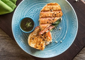 Basil Honey Grilled Cheese