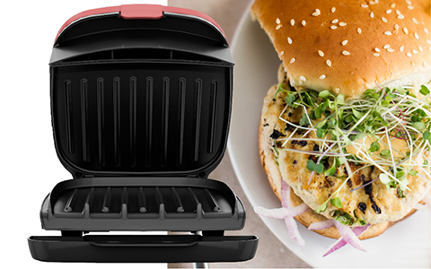 George Foreman® feature callout right gr1036btr