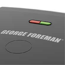 George Foreman® ready indicator light feature gr2120b