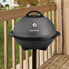 GFO240TGM George Foreman 15+ Serving Indoor|Outdoor Grill with Temperature Gauge Apt Approved