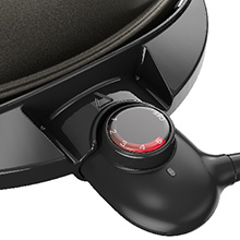 GFO240TGM George Foreman 15+ Serving Indoor|Outdoor Grill with Temperature Gauge Temp Control