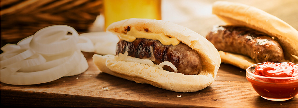 Beer Brats with Onions