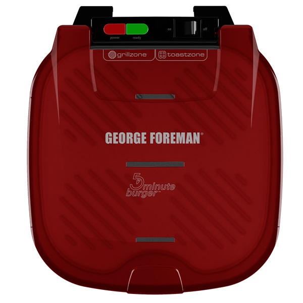 George Foreman® 5 minute burger grill gr1036btr