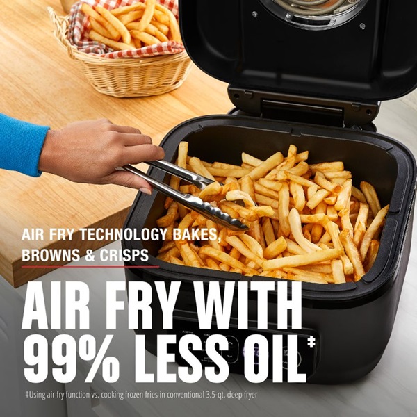 air fry less oil