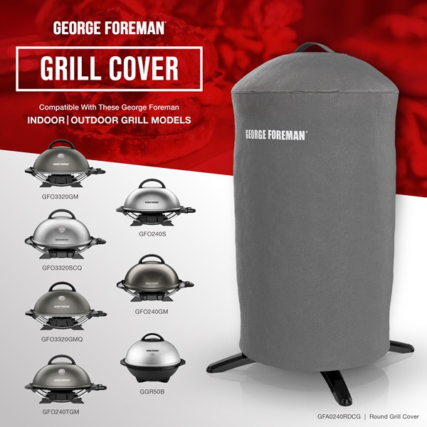 Indoor, Outdoor 15+ Serving Domed Electric Grill with Recipe Book & Grill  Cover