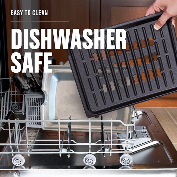 Easy to clean. Dishwasher safe.